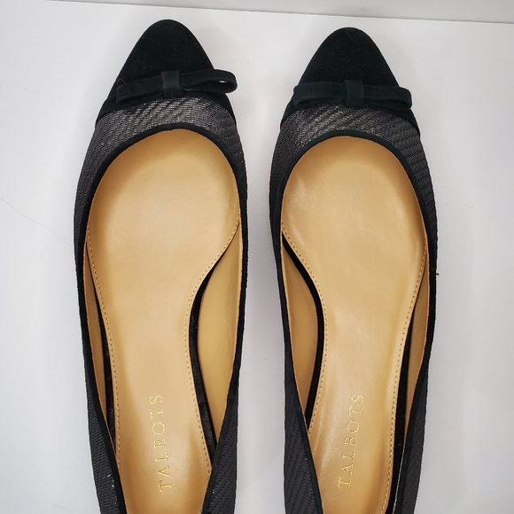 Talbots suede bow ballet flats - Picture 5 of 13